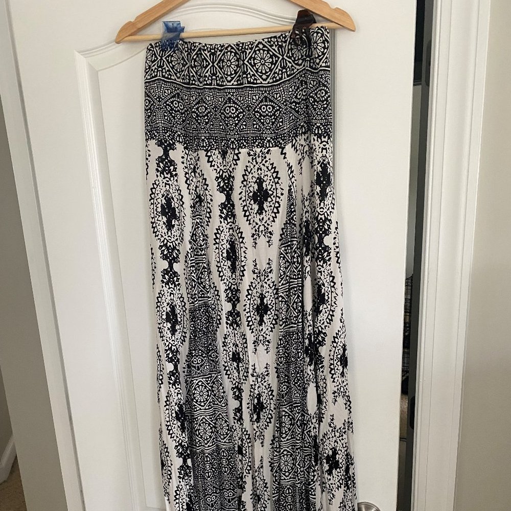 Free People strapless Maxi, in S/P